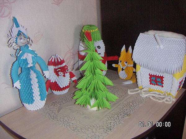 Модульное оригами. Персональные подарки - ручной работы. Фото 13