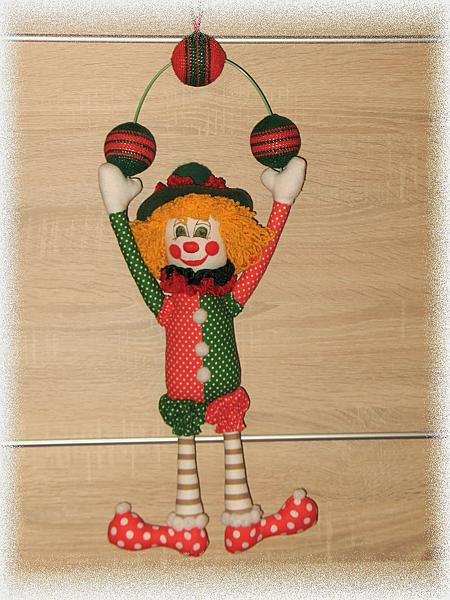 Веселый рыжий клоун. Коллекционные куклы - ручной работы. Фото 2