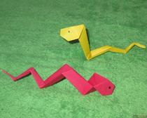 Оригами для детей 8 лет: змейка-оригами