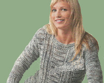 Как связать лёгкий свитер с ажурным узором: мастер-класс