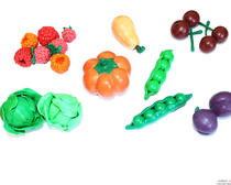 Фигурки из полимерной глины: овощи для детей