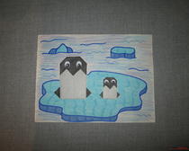 Мастер-класс «Пингвины. Оригами для детей»