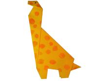 Как сделать жирафа в технике оригами