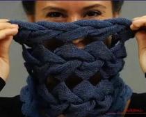 Вязание шарфа спицами по схемам с фото