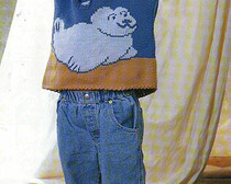 Пуловер с тюленем для мальчика