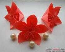 Мастер-класс оригами: кусудама-цветы