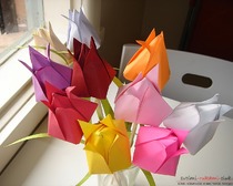 Урок создания тюльпана-оригами