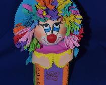 Клоун-шкатулка из фоамирана