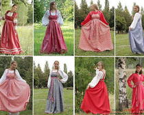 Создать выкройку русского народного костюма своими руками для женщин и мужчин, девочек и мальчиков, используя описание и фото.