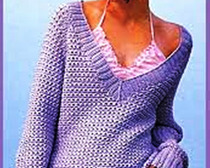Вязание спицами женских пуловеров