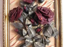 Картина "Розы бордо"		
