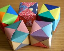 Объемный куб в технике оригами