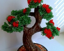 Самодельное дерево из бисера своими руками - урок и примеры работ