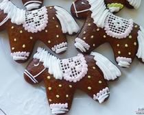 Печенье лошадки с глазурью для новогодней ёлки - рождественский мастер-класс