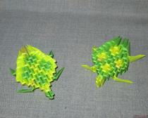 Модульное оригами из бумаги: черепашка