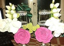 Свадебные бокалы с цветами		