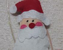 Новогодние игрушки из фетра: Дед Мороз своими руками
