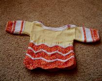Мастер-класс: Как связать спицами красивый свитер для ребенка