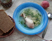 Куриный суп с лапшой в мультиварке