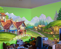 Украшаем детскую комнату художественной росписью своими руками