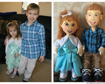 Текстильные куклы с портретным сходством