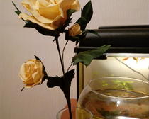 Цветы из фоамрана: Чайная роза