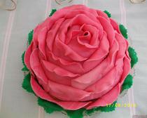 Торт из мастики "Роза"
