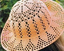 Вязание летних женских шляпок крючком.