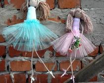 Текстильные куколки - балеринки