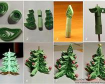 Как создать новогоднюю елку-поделку из бумаги своими руками: три способа с описанием и фото