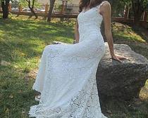 Свадебное платье крючком