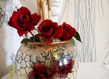 ваза с розами		