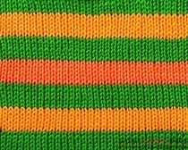Яркие полосы в вязании спицами