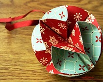 Оригами, новогодние игрушки своими руками