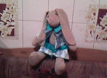 Заяц в гламурном наряде		