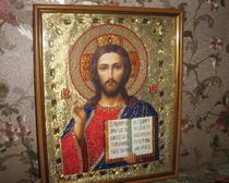 Вышиваем крестом иконы: Спаситель и Святая Блаженная Матрона со схемами, пошаговыми фото