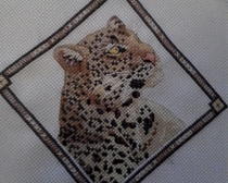 Вышивка крестом: Леопард