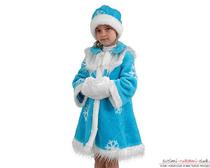 Шьём костюм Снегурки для дочери на Новый Год своими руками