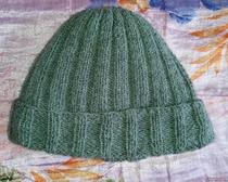 Вязание спицами: шапка унисекс
