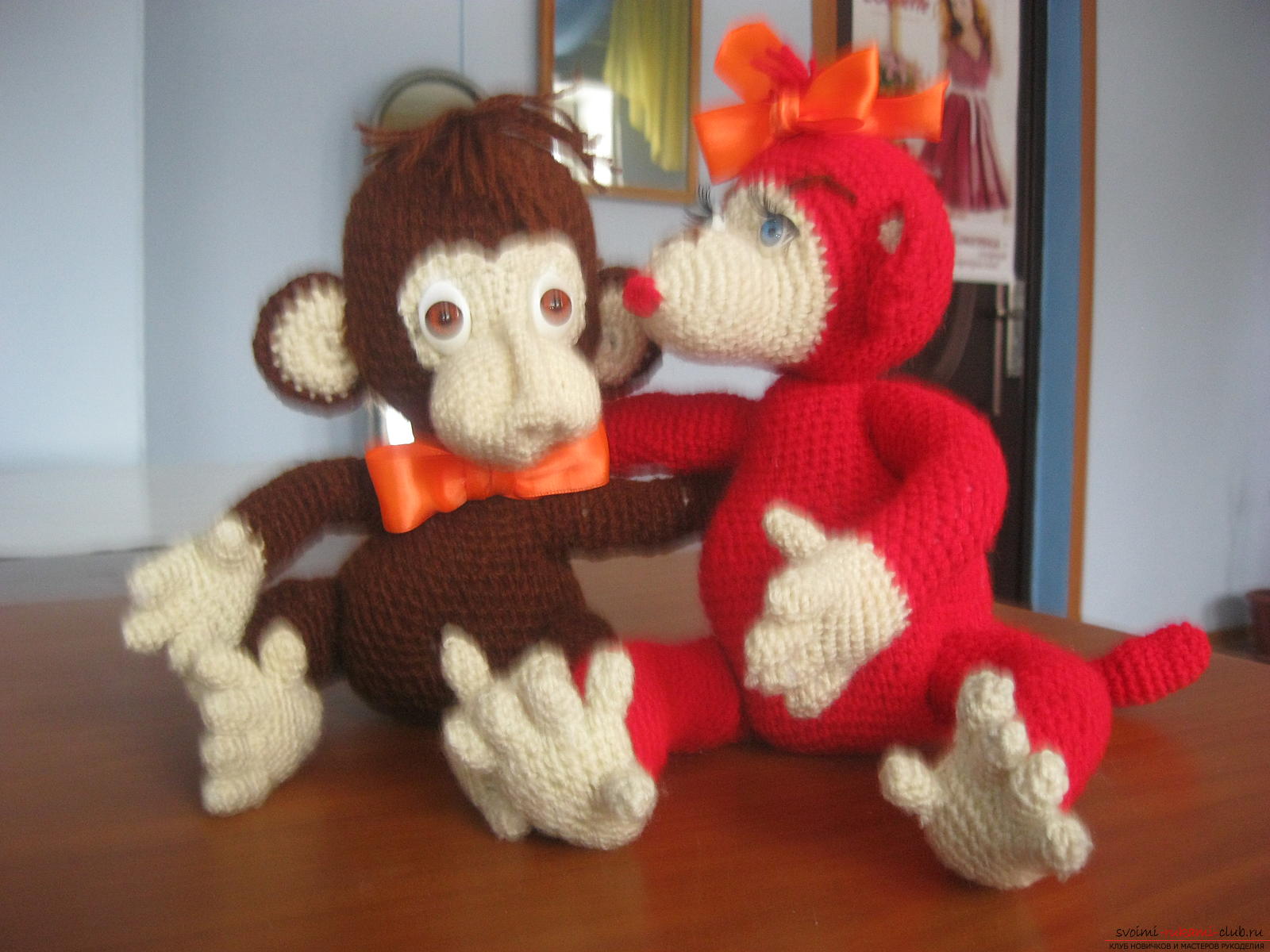 Новогодние поделки: обезьянка своими руками