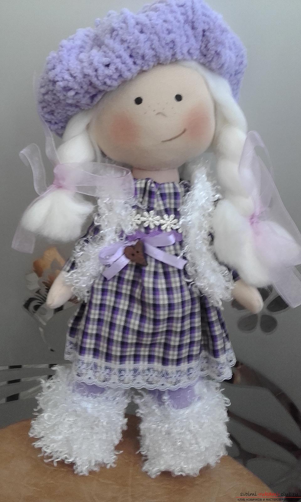 Текстильная куколка Настя