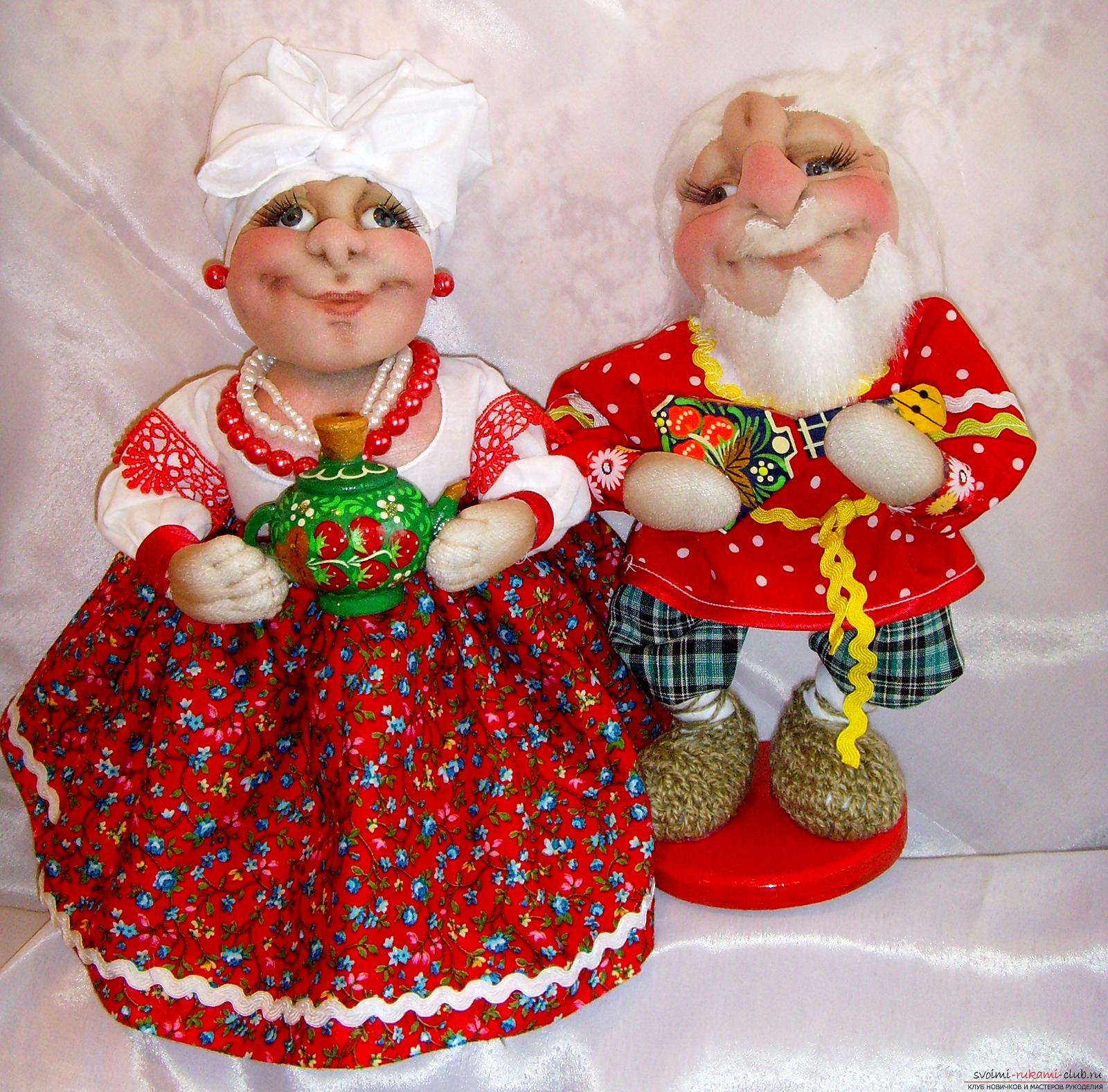 Текстильные куклы из капрона и синтепона