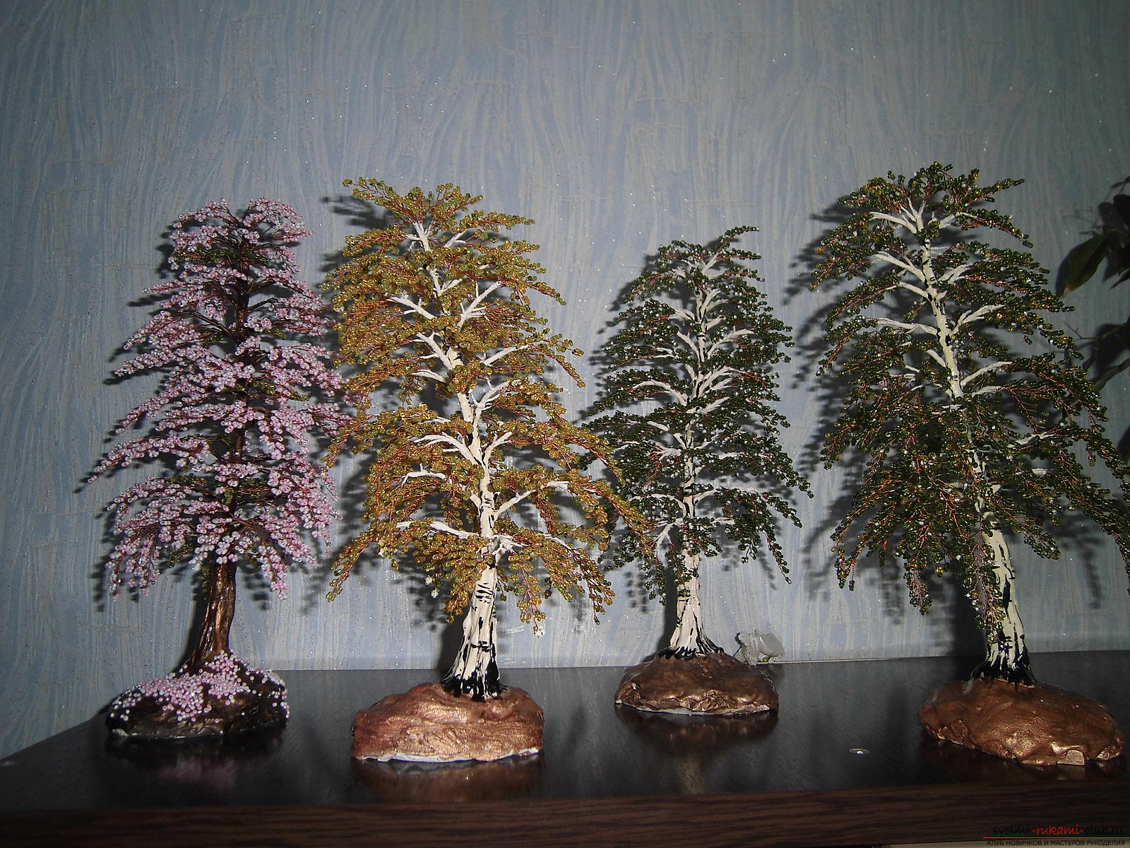 Бисероплетение: Красивые деревья из бисера