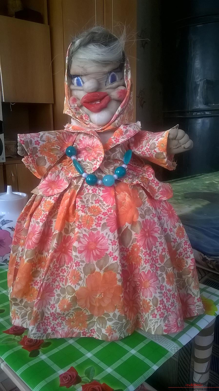 Кукла на чайник Дуся