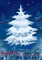 Рисуем Снегурочку, Деда Мороза и ёлочку своими руками. Фото №5