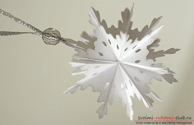 Новогодние снежинки своими руками - техники и креативные идеи для дома. Фото №1