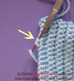 Как сделать детский носочек своими руками для начинающих - уроки вязания одежды. Фото №11