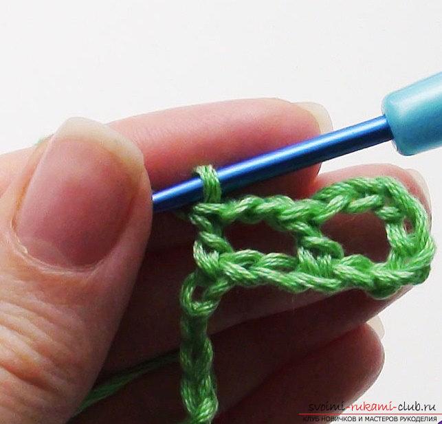 Техника филейного вязания своими руками - урок для начинающих мастеров. Фото №5