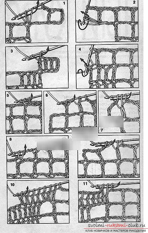Филейные схемы крючком или техника филейного вязания - схемы своими руками. Фото №5