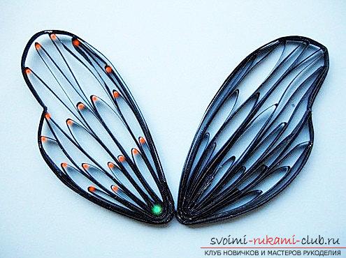 Квиллинг бабочки - петельчатый квиллинг и мастер-класс своими руками. Фото №2
